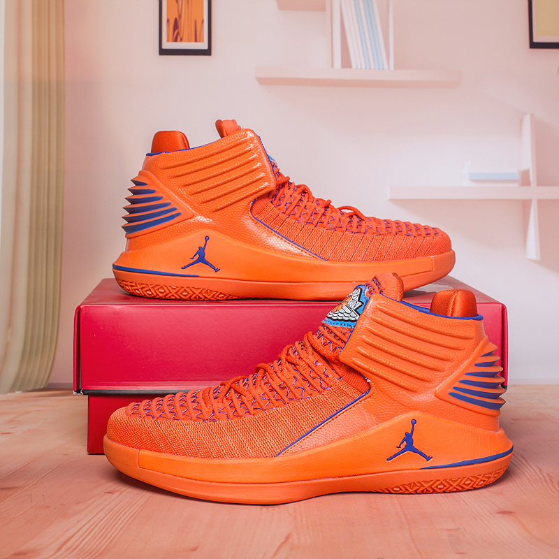 New Air Jordan 32 Orange Blue Shoes